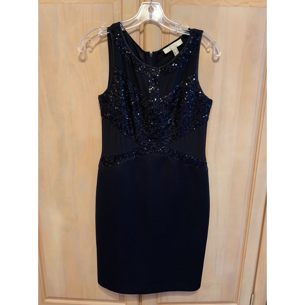 Black sequins dress